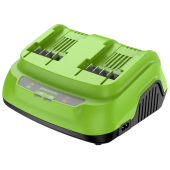 Ультрабыстрое двойное зарядное устройство GREENWORKS G24X2C8 (2958807)