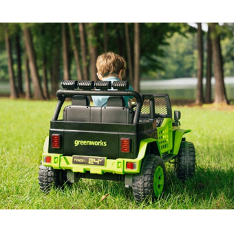 Аккумуляторный Детский автомобиль GREENWORKS 24V KC31 без аккумулятора и зарядного устройства