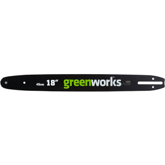 GREENWORKS Стальная шина для 2000Вт пилы 20037, 45 см (29777)