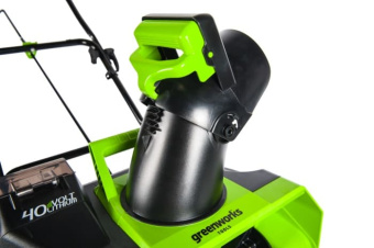 Аккумуляторный снегоуборщик  GREENWORKS GD40SBA 40V 51 см (2600607) с 4 Ач аккумулятором и зарядным устройством