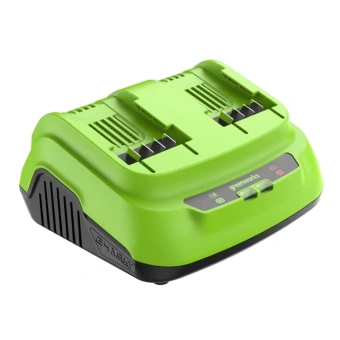 Ультрабыстрое двойное зарядное устройство GREENWORKS G24X2C8 (2958807)