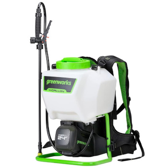 Аккумуляторный садовый опрыскиватель GREENWORKS 24V GSP1250 (5300307UA) с АКБ 2 Ah и ЗУ