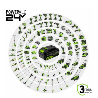 Аккумуляторный Детский автомобиль GREENWORKS 24V KC32 без аккумулятора и зарядного устройства