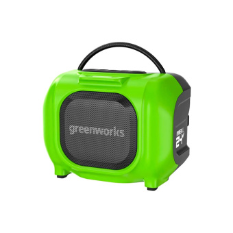 Беспроводная акустическая система (колонка) Greenworks GPT-MNBS 24V/220V 3503107 аккумуляторная
