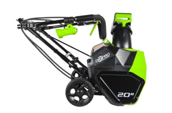 Аккумуляторный снегоуборщик  GREENWORKS GD40SBA 40V 51 см (2600607) с 4 Ач аккумулятором и зарядным устройством