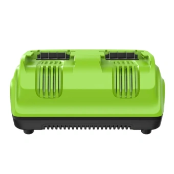 Ультрабыстрое двойное зарядное устройство GREENWORKS G24X2C8 (2958807)