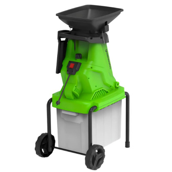 Электрический садовый измельчитель GREENWORKS GW-2800SD (2208007) 2800W + комплект запасных ножей