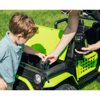 Аккумуляторный Детский автомобиль GREENWORKS 24V KC31 без аккумулятора и зарядного устройства