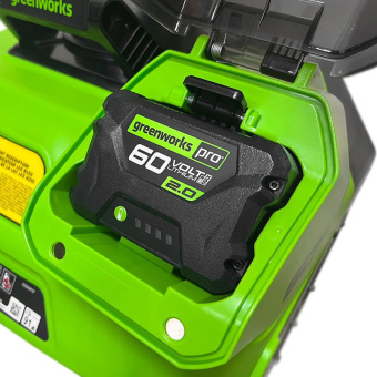 Аккумуляторный снегоуборщик GREENWORKS 60V GD60PST 51 см (2602907UB) с 4 Ач аккумулятором и зарядным устройством